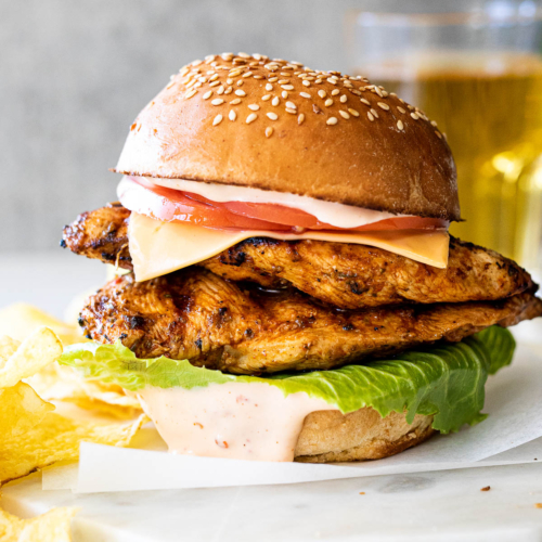 Grilled Chicken Burger