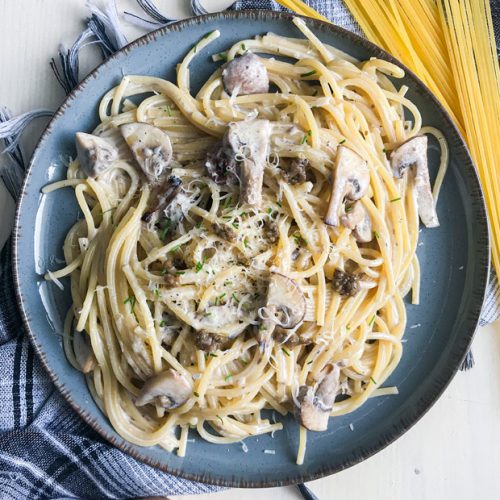 Spaghetti with Truffle Sauce
